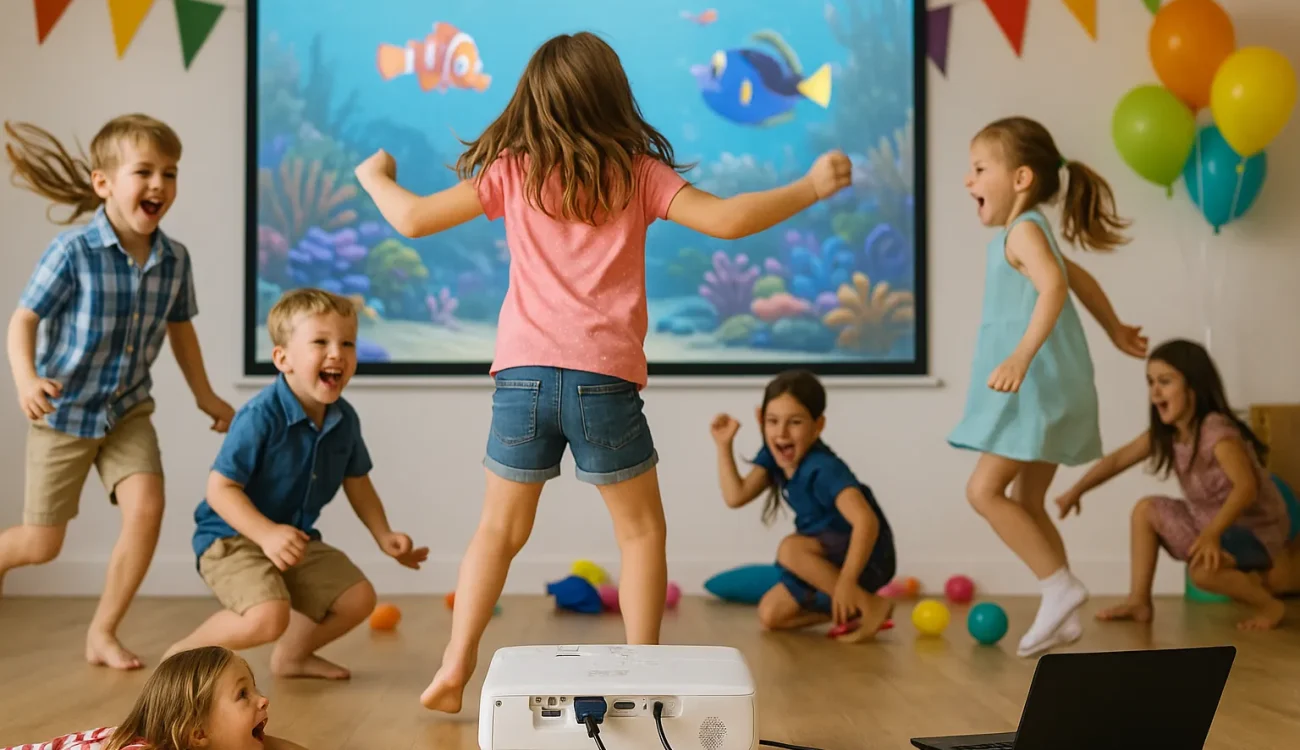 projetor_festa_infantil_bagunça